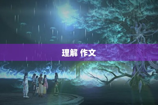 理解 作文 理解 作文