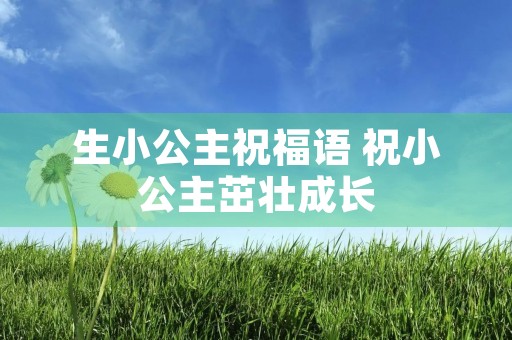 生小公主祝福语 祝小公主茁壮成长