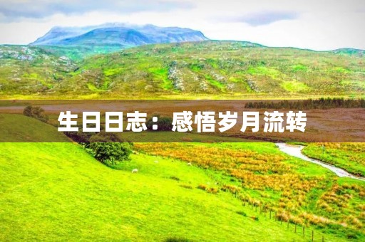生日日志:感悟岁月流转,感恩有你相伴 生日日志:感悟岁月流转,感恩有你相伴