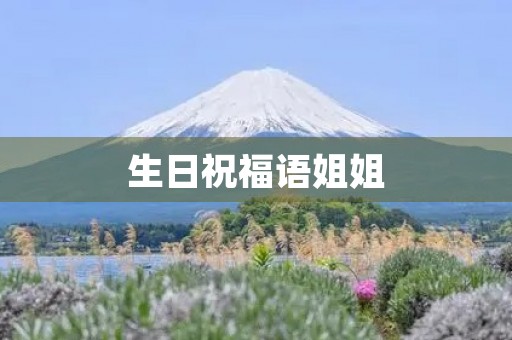 生日祝福语姐姐,祝姐姐生日最暖心句子