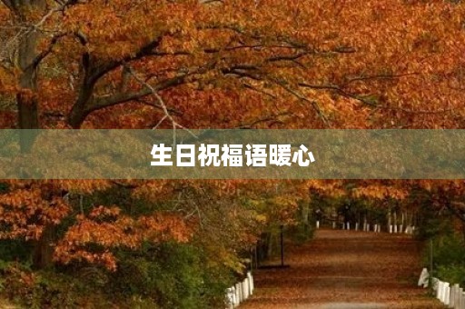 生日祝福语暖心,生日祝福话语 暖心简短