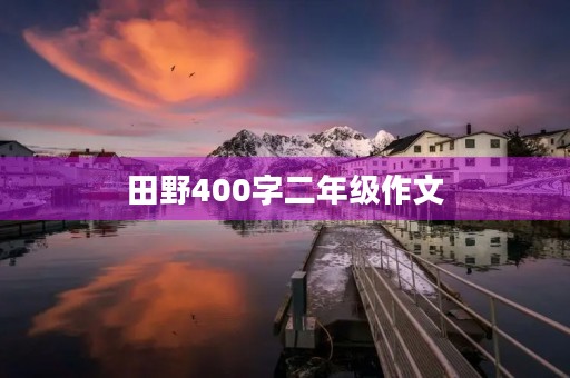 田野400字二年级作文