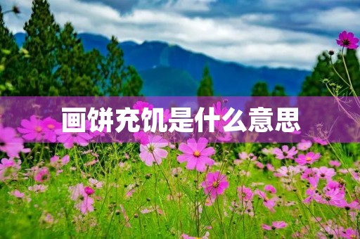 画饼充饥是什么意思