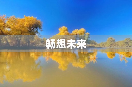 畅想未来,创造美好 畅想未来,创造美好
