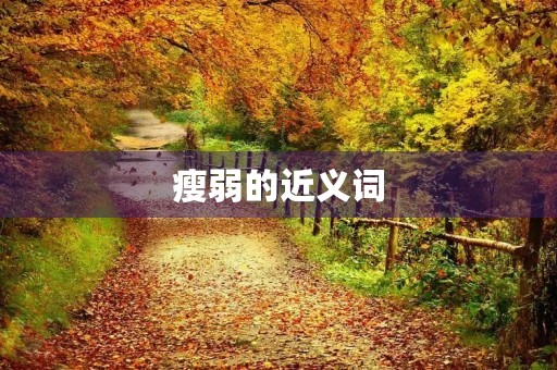 瘦弱的近义词(瘦弱的近义词)