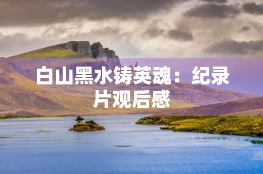白山黑水铸英魂：纪录片观后感
