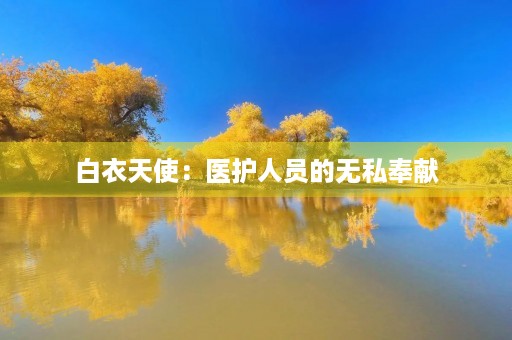白衣天使：医护人员的无私奉献