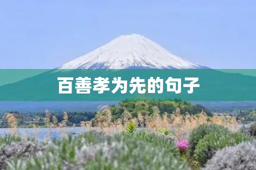 百善孝为先的句子,百善孝为先的句子,孝敬是根本 百善孝为先的句子,百善孝为先的句子,孝敬是根本