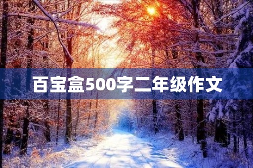 百宝盒500字二年级作文
