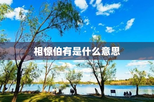 相惊伯有是什么意思 相惊伯有是什么意思