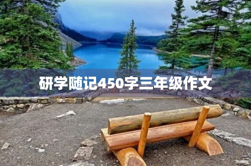 研学随记450字三年级作文