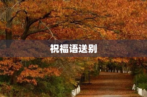 祝福语送别(送别的话语)