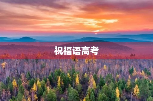 祝福语高考(祝福考学成功的祝福语)