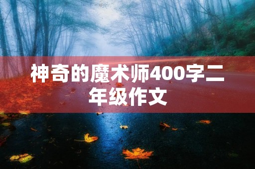 神奇的魔术师400字二年级作文