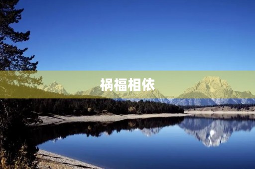 祸福相依 祸福相依