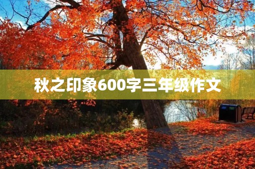 秋之印象600字三年级作文 秋之印象600字三年级作文