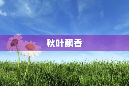 秋叶飘香
