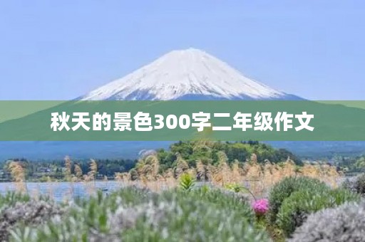 秋天的景色300字二年级作文 秋天的景色300字二年级作文