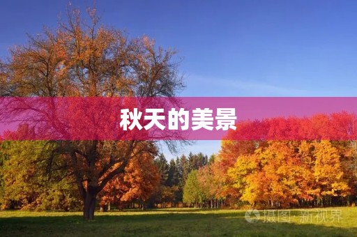 秋天的美景