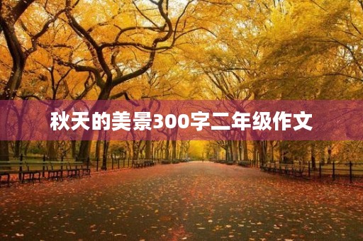 秋天的美景300字二年级作文 秋天的美景300字二年级作文