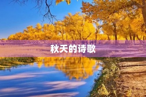 秋天的诗歌