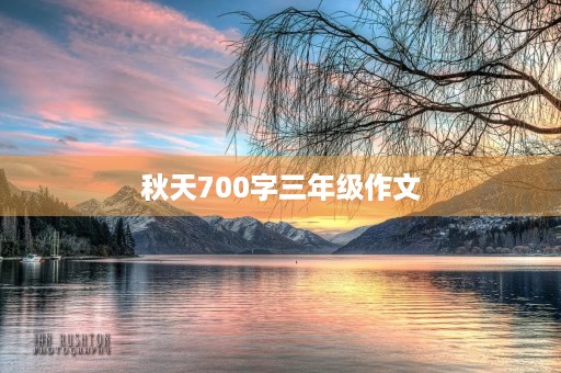 秋天700字三年级作文 秋天700字三年级作文