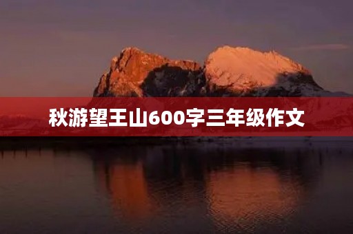 秋游望王山600字三年级作文 秋游望王山600字三年级作文