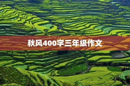 秋风400字三年级作文