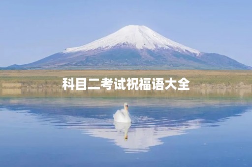 科目二考试祝福语大全(科目二加油的暖心话)