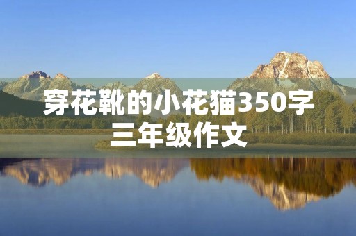 穿花靴的小花猫350字三年级作文