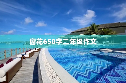 窗花650字二年级作文