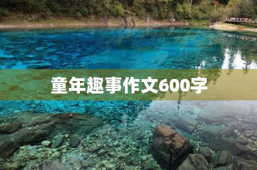 童年趣事作文600字