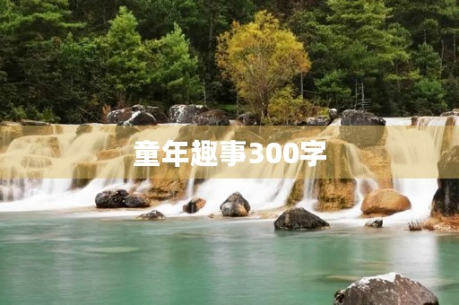 童年趣事300字 童年趣事300字