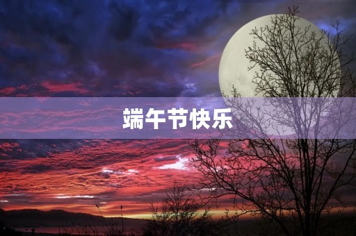端午节快乐