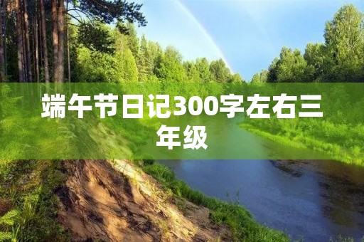 端午节日记300字左右三年级 端午节日记300字左右三年级