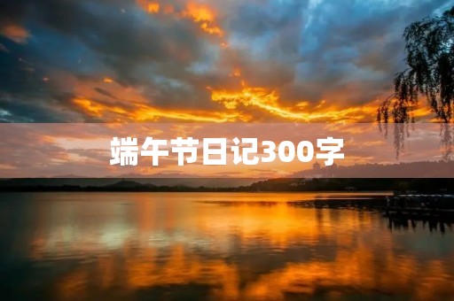端午节日记300字