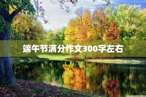端午节满分作文300字左右 端午节满分作文300字左右