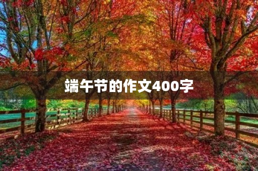 端午节的作文400字 端午节的作文400字
