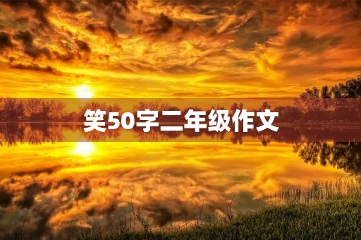 笑50字二年级作文
