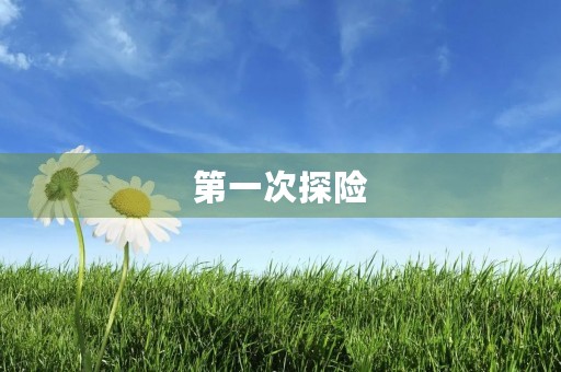 第一次探险