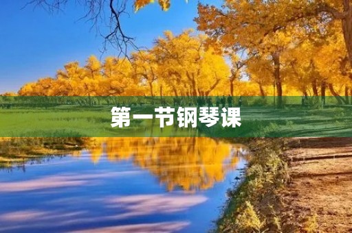第一节钢琴课