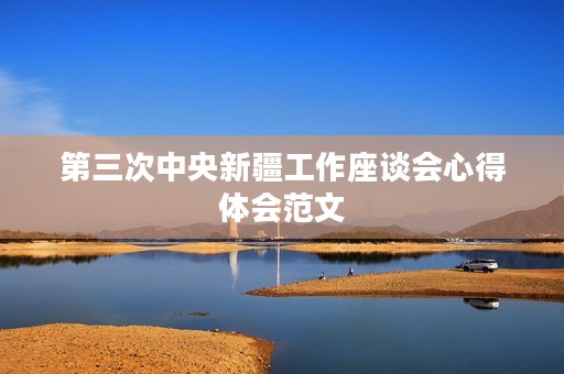 第三次中央新疆工作座谈会心得体会范文