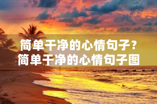 简单干净的心情句子?简单干净的心情句子图片 简单干净的心情句子?简单干净的心情句子图片
