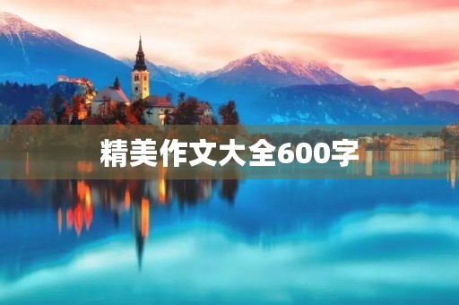 精美作文大全600字 精美作文大全600字