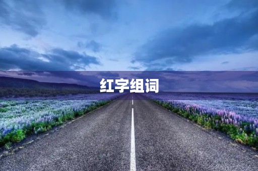 红字组词(红字组词) 红字组词(红字组词)