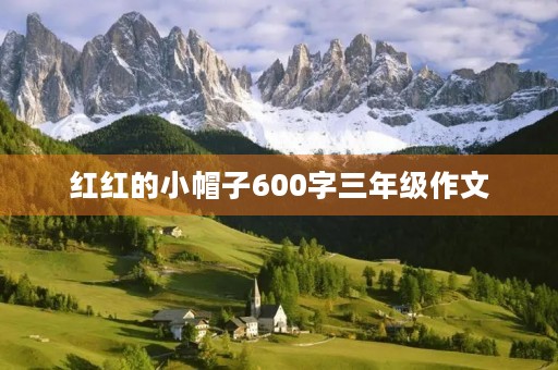 红红的小帽子600字三年级作文