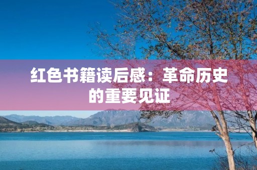 红色书籍读后感:革命历史的重要见证 红色书籍读后感:革命历史的重要见证