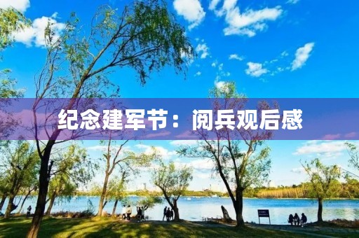 纪念建军节：阅兵观后感