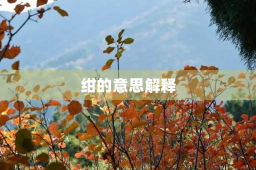 绀的意思解释(绀) 绀的意思解释(绀)