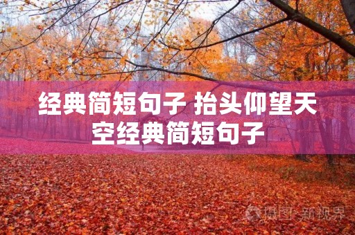 经典简短句子 抬头仰望天空经典简短句子 经典简短句子 抬头仰望天空经典简短句子